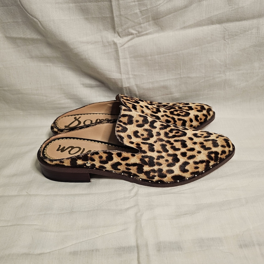 Sam Edelman Lewellyn Real Fur Mules Slip On Shoes - Womens
